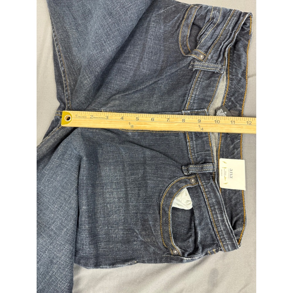 ana A New Approach Womens Bootcut Jeans 10 Indigo Dark Wash Stretch 844-5280 - Picture 5 of 14